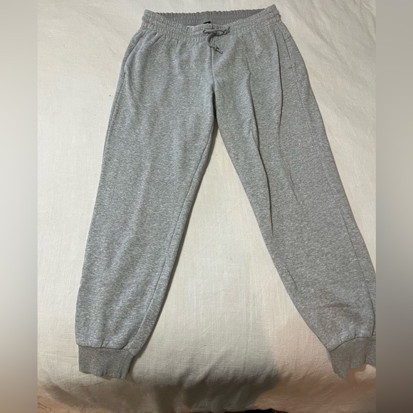 ADIDAS WOMENS MEDIUM GRAY JOGGERS - Picture 1 of 7